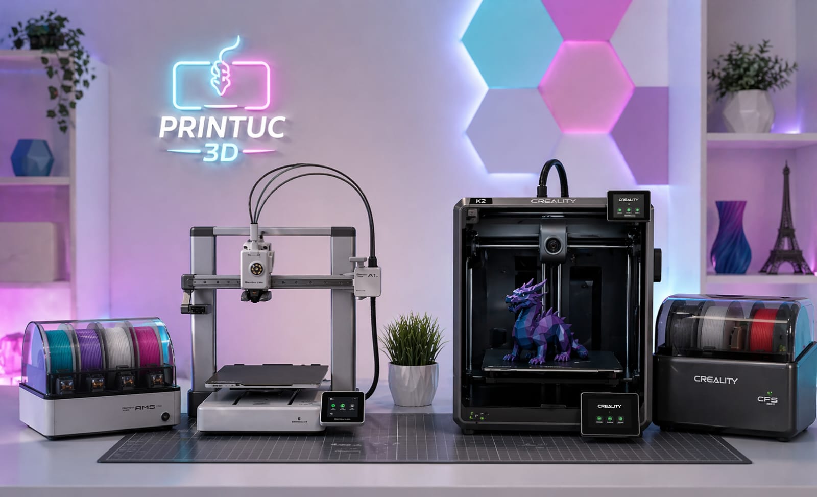 Set up con impresoras 3D