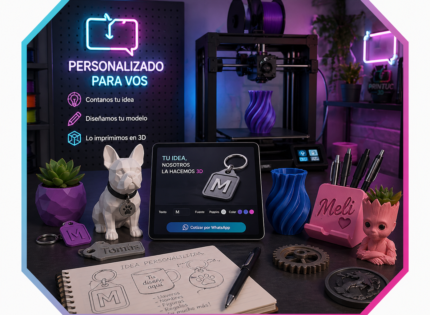 Diseño 3D personalizado